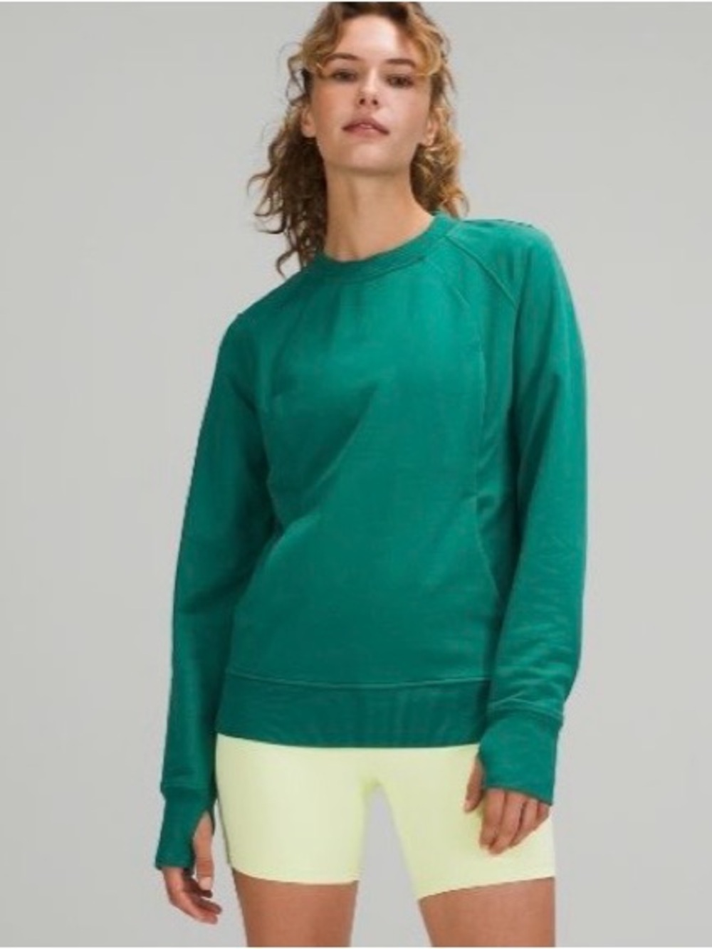Lululemon Scuba Crew Neck Pullover Sweatshirt w/Kangaroo Pockets